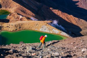 Mount Taranaki / Mount Egmont in Egmont National Park, North Island, New Zealand. Beautiful natural landscapes