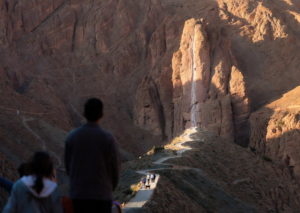 Taghia Gorge climbing with kids guide