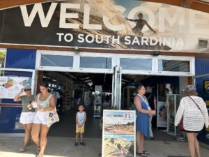 Family day out in Cagliari, Italy